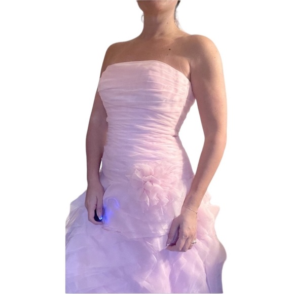 Jovani Strapless Gown Light Pink - Picture 3 of 7